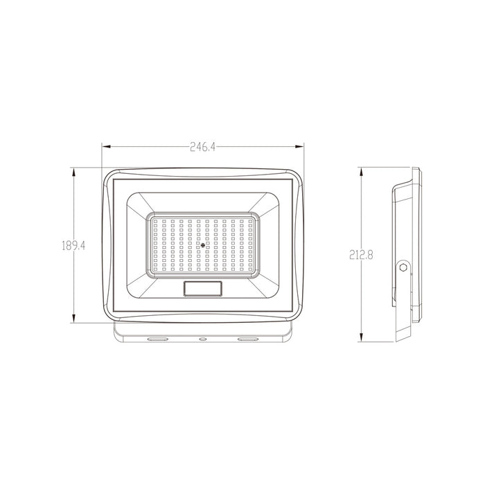 FARETTO LED EK02-100W-GC