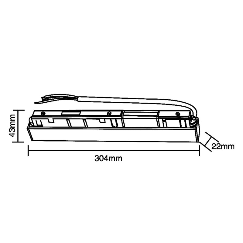 Trasformatore magnetico per binario DY20-300W