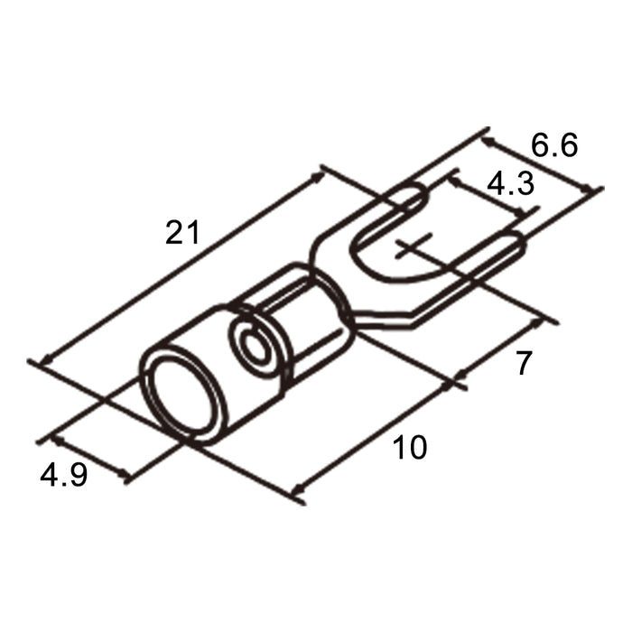 Capicorda preisolati SV5.5-4-B
