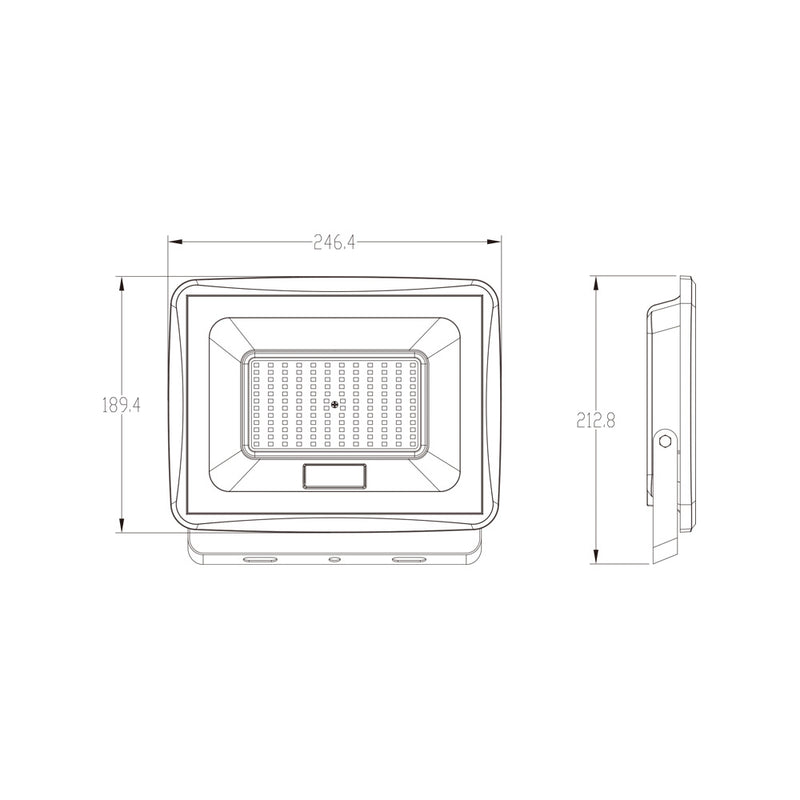 FARETTO LED EK02-100W-BC