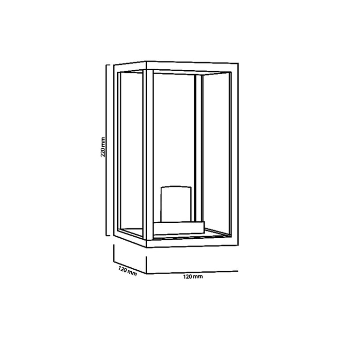 Applique da esterno E27 H220-N