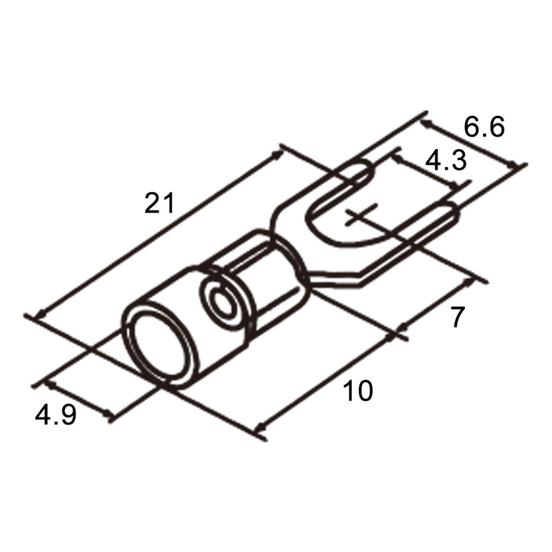Capicorda preisolati SV5.5-4-G