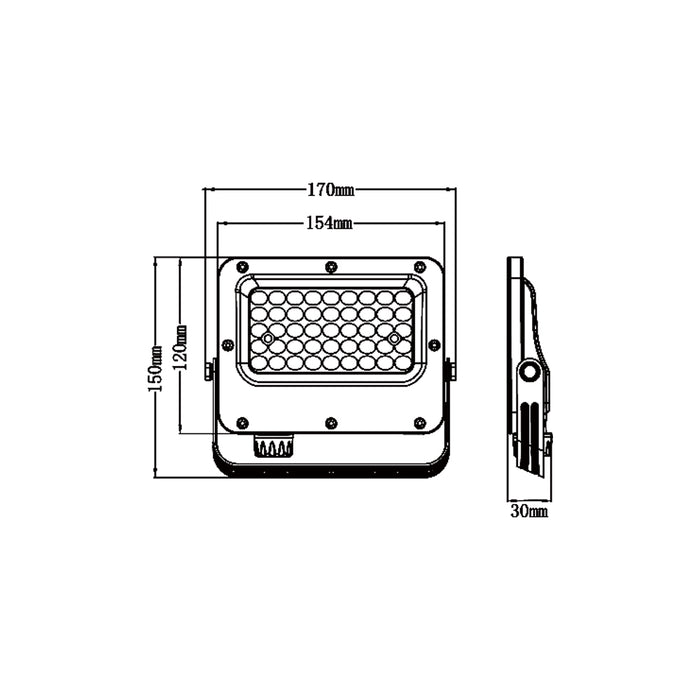 FARETTO LED BK05-30W-B3C