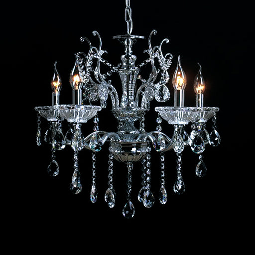 Lampadario Candelabro con Cristalli a Sospensione