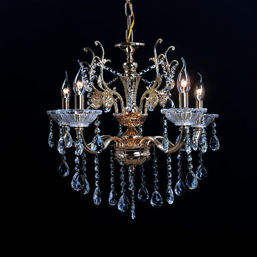 Lampadario Candelabro con Cristalli a Sospensione