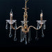 Lampadario Candelabro 2 Bracci a Sospensione