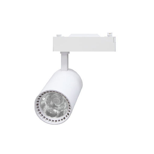 Faretto Led Pista Bianco Per Binario Trifase 30W