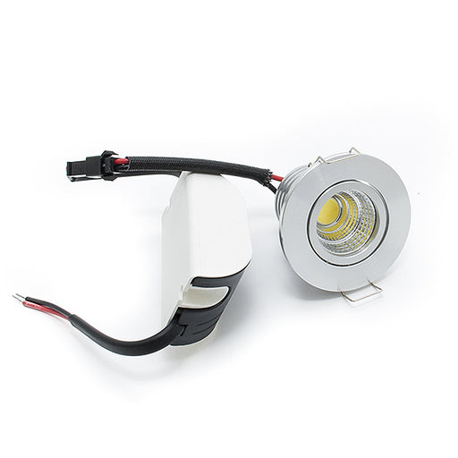 Faretto da Incasso Led Argento 3W P-45