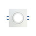 Portalampadina da Incasso Orientabile Quadrata 80mm P10-GU10
