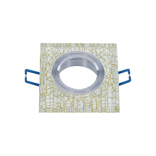 Portafaretto da Incasso Quadrato Decorato 60mm P16-GU10