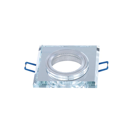 Portafaretto da Incasso Orientabile Argento 72mm P17-GU10