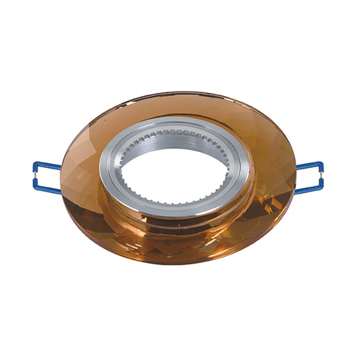 Portafaretto da Incasso Rotondo con Cornici in Critallo 60mm P19-GU10