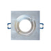 Portafaretto da Incasso Orientabile Quadrato con Rilievo 80mm P3-GU10