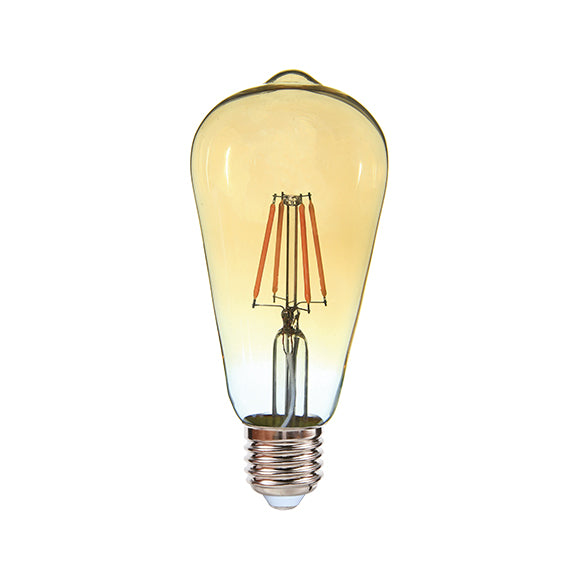 Lampadina Led Opaca a Filamento 8W E27 T64