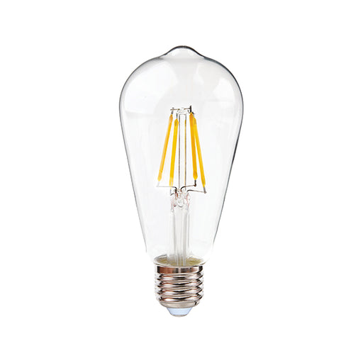 Lampadina Led Trasparente a Filamento 8W E27 T64
