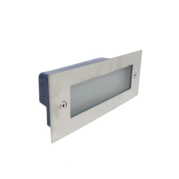 Faretto Segnapasso Led Rettangolare da Incasso 3W IP55 ES05