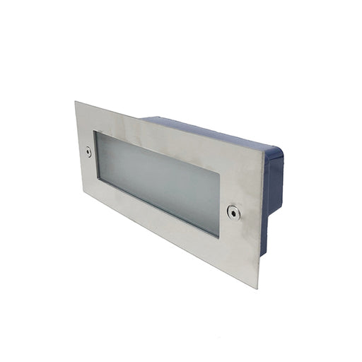 Faretto Segnapasso Led Rettangolare da Incasso 4W IP65 ES37