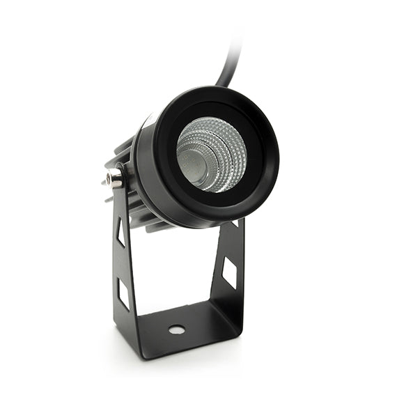 Faretto Led Esterno Nero COB 3.5W IP65 ES38