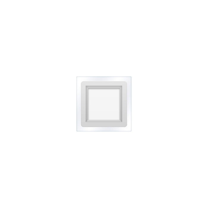 Faretto Led da Incasso 6W Quadrato P-75E